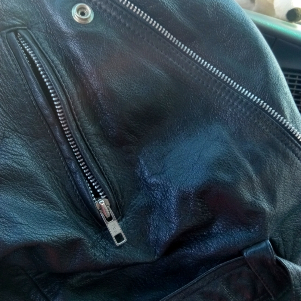 Leather jacket